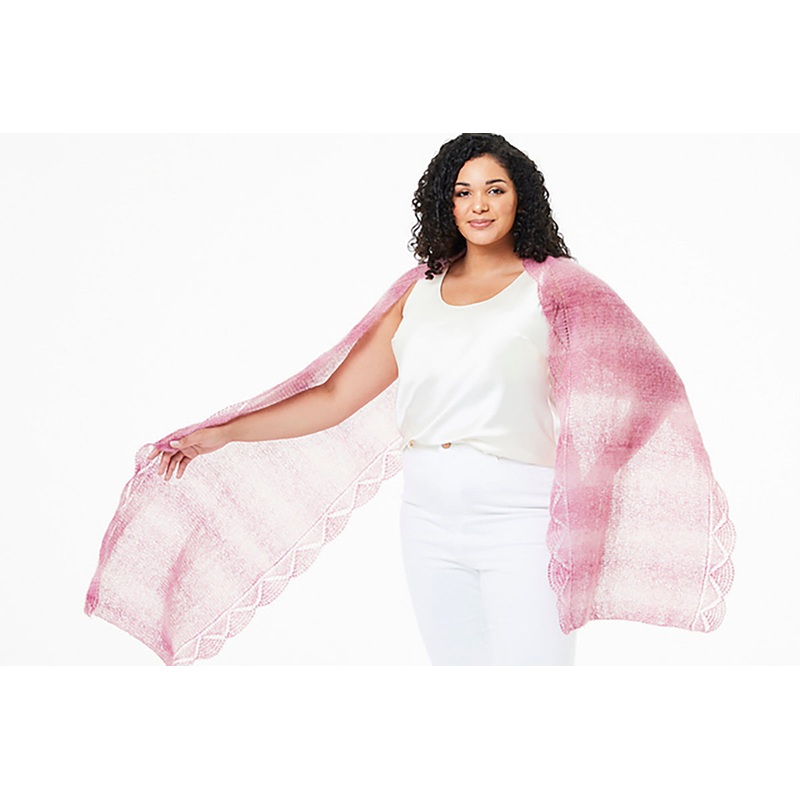 Rowan Kidsilk Haze Colour Patterns – Edie Wrap – PDF Download