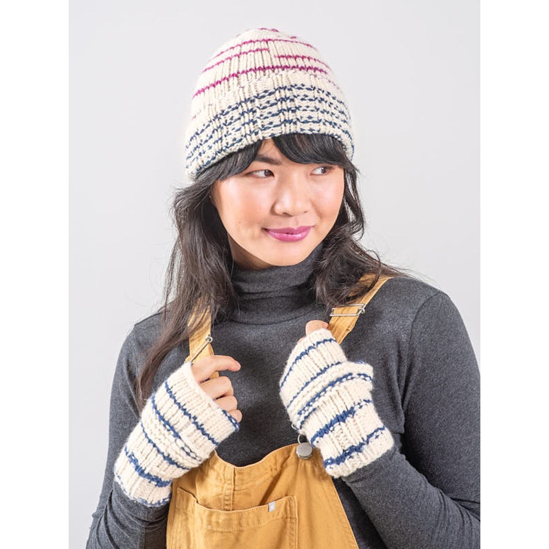 Berroco Fall Collection 2022 Patterns – Ciel Hat and Mitts – PDF Download