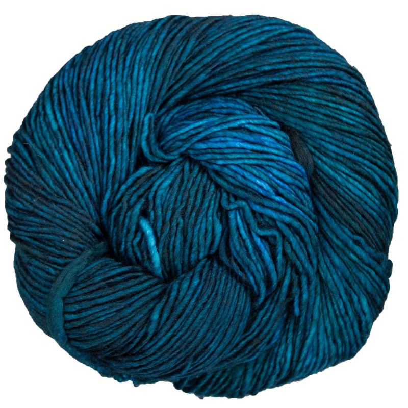 Malabrigo Washted Yarn – 685 Greenish Blue