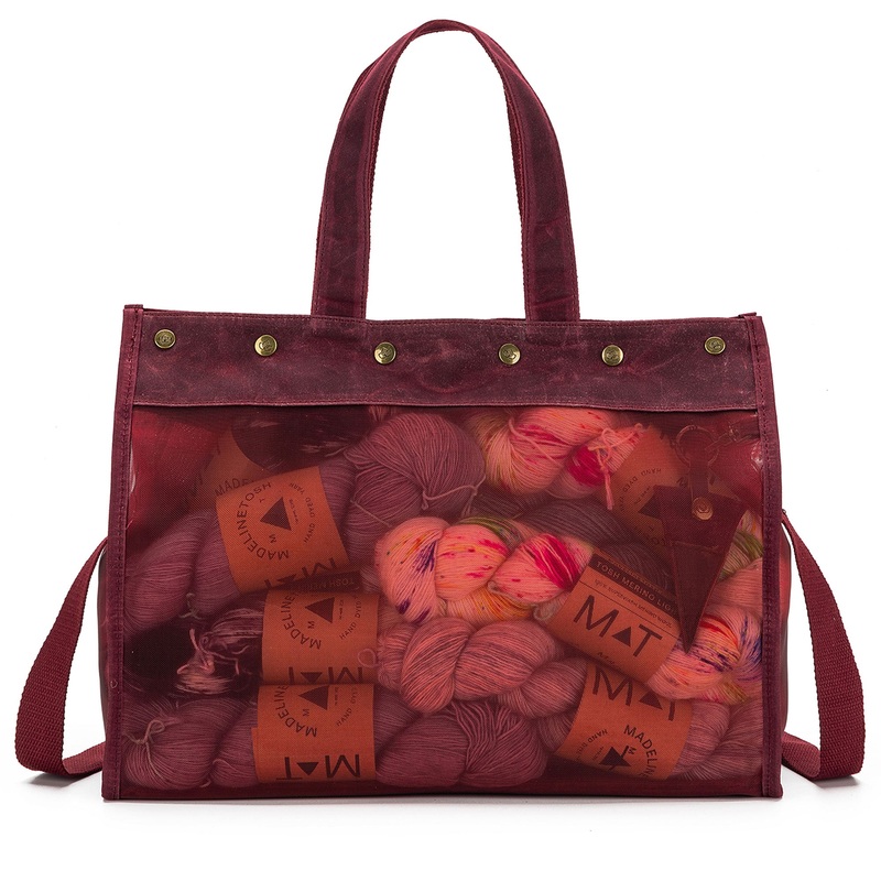 della Q Maker’s Mesh Tote – Red