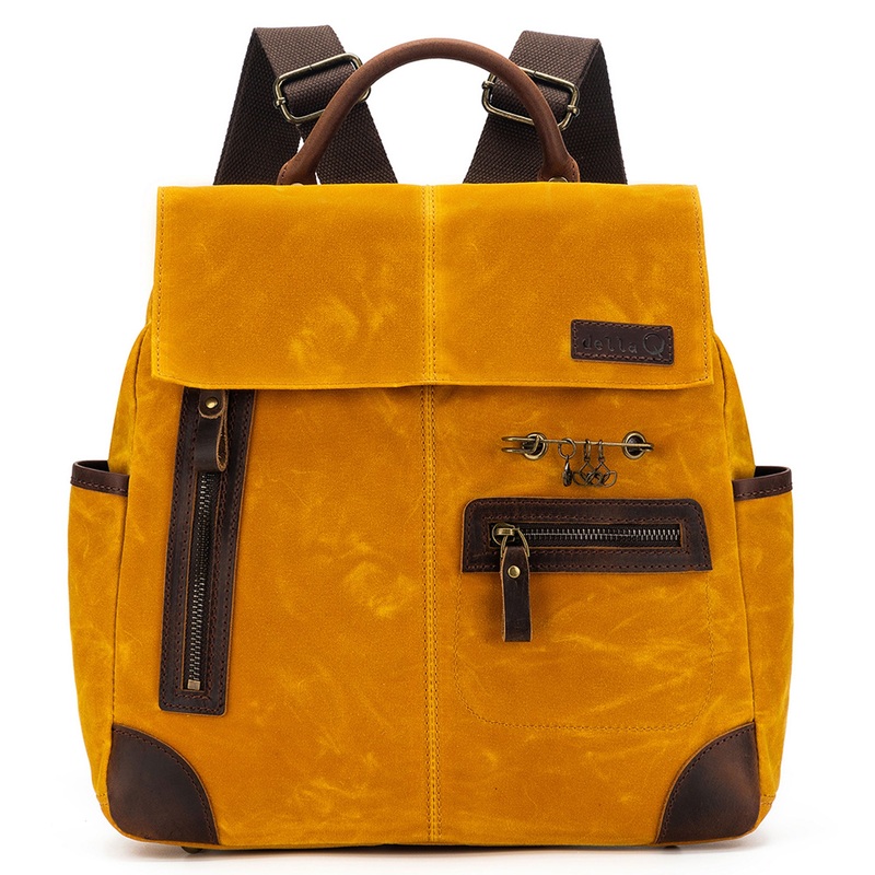 della Q Maker’s Midi Backpack – Mustard