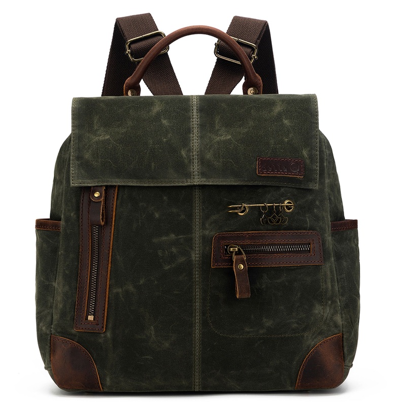 della Q Maker’s Midi Backpack – Olive