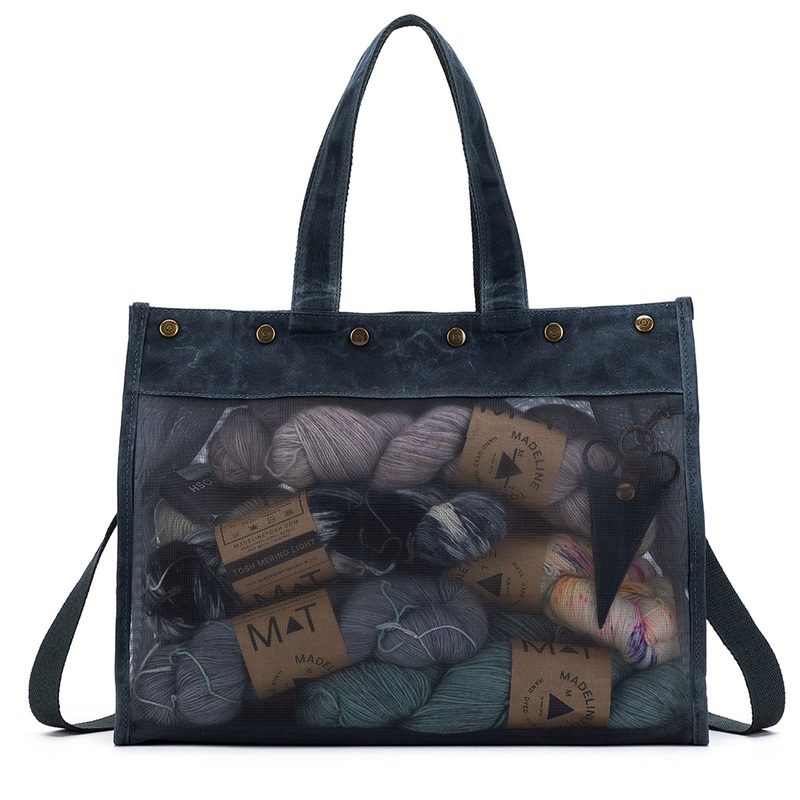 della Q Maker’s Mesh Tote – Blue