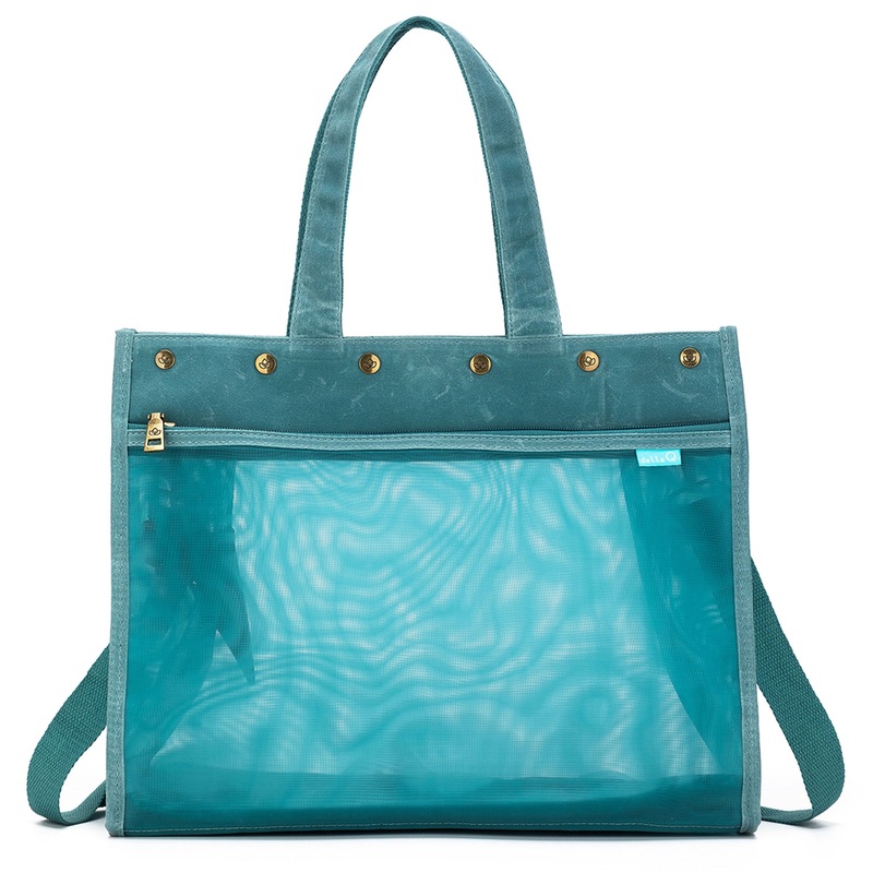 della Q Maker’s Mesh Tote – Teal
