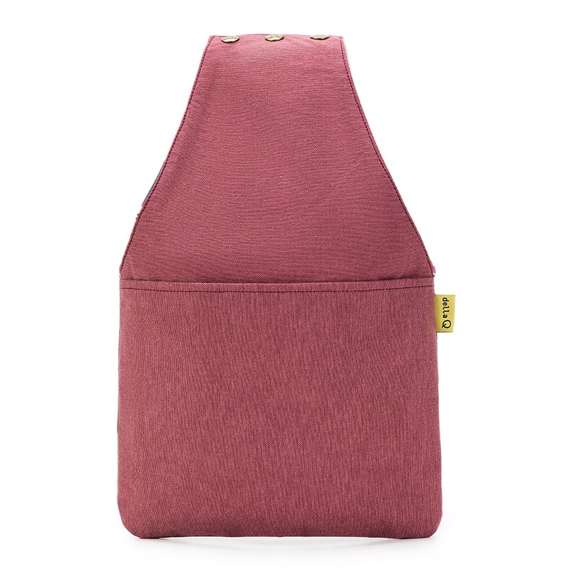 della Q Nora Wrist Bag – 1300-1 – *Linen – Wine