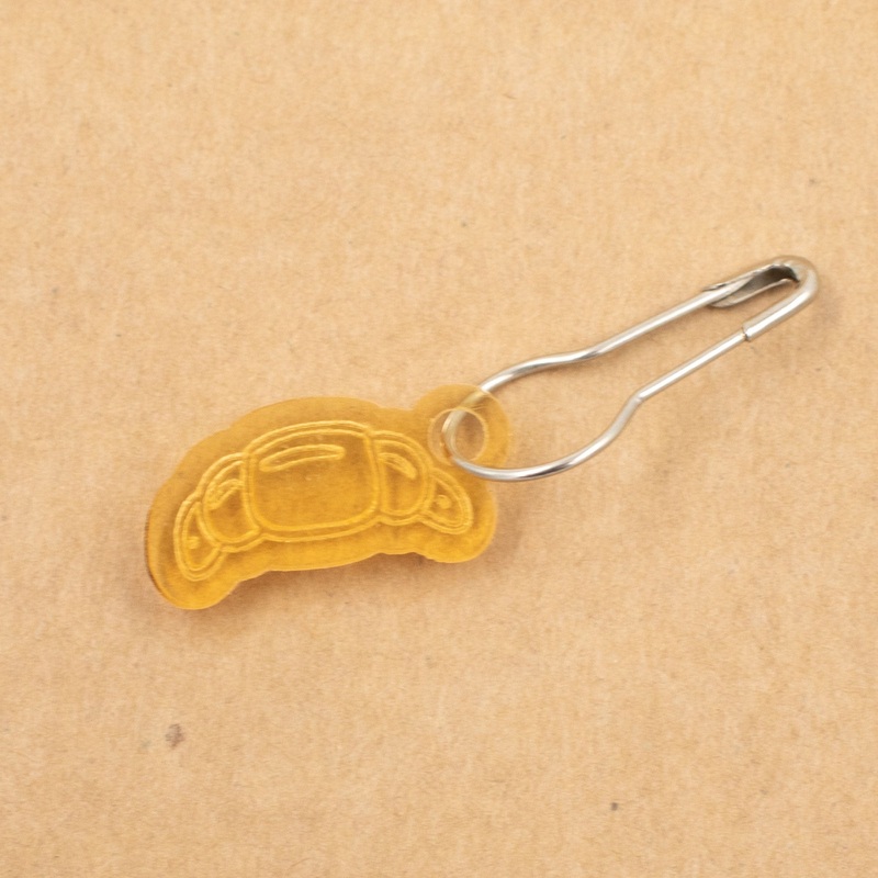 Birdie Parker Stitch Markers – Croissant