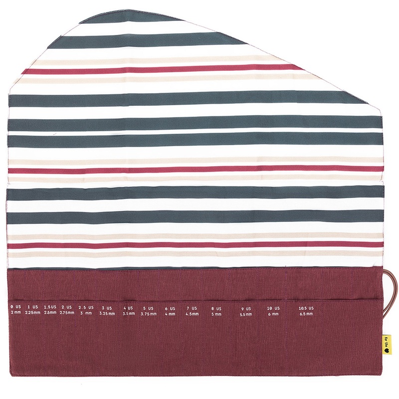della Q Double Point Roll – 158-1 – *Linen – Wine