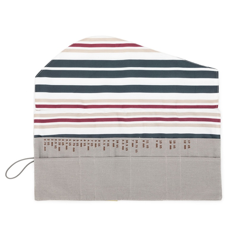 della Q Interchangeable Needle Case – 185-1 – *Linen – Pebble