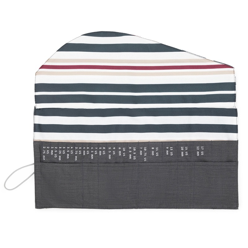 della Q Interchangeable Needle Case – 185-1 – *Linen – Slate