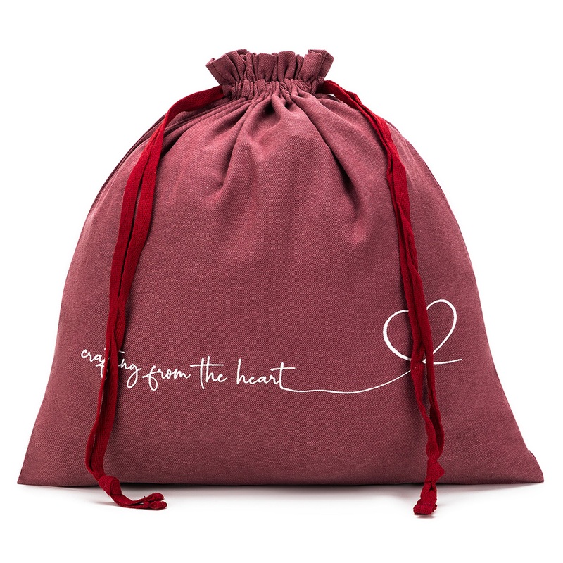della Q Large Eden Project Bag – 119-2 – *Linen – Wine