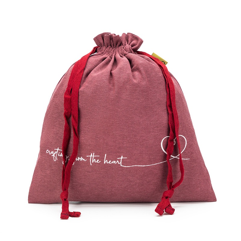 della Q Small Eden Project Bag – 115-1 – *Linen – Wine