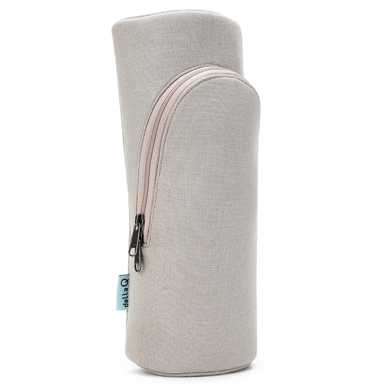 della Q Standing Needle Case – 600 – *Linen – Pebble