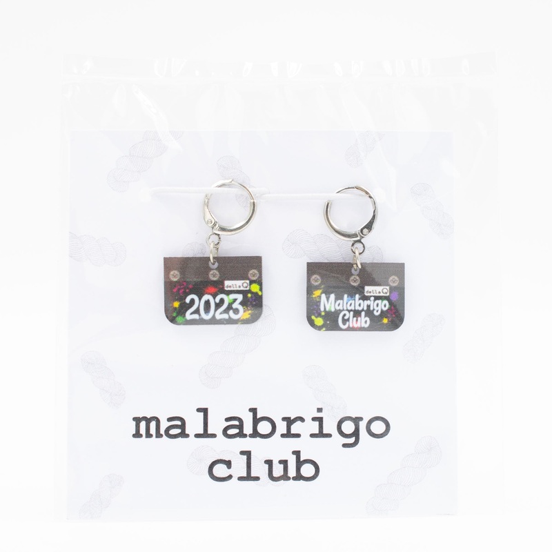 Jimmy Beans Wool Stitch Markers – Black w/ Paint Speckle Malabrigo Club 2023