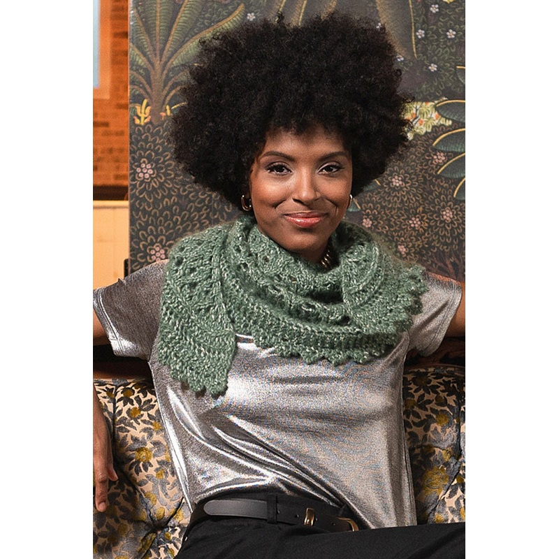 Berroco Gimlet Patterns – Peridot Shawl – PDF Download