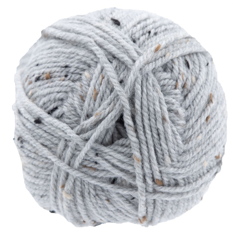 Plymouth Yarn Encore Tweed Yarn – 6007 Light Grey Heather