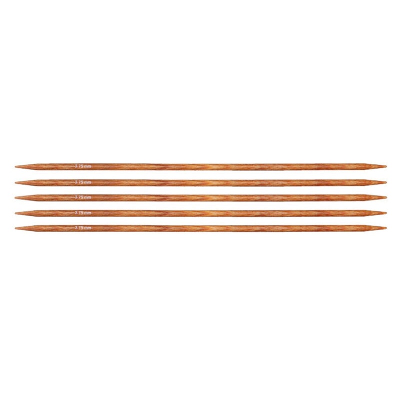KnitPro Dreamz Double Point Needles – US 5 – 8 (3.75mm) Orange Lily