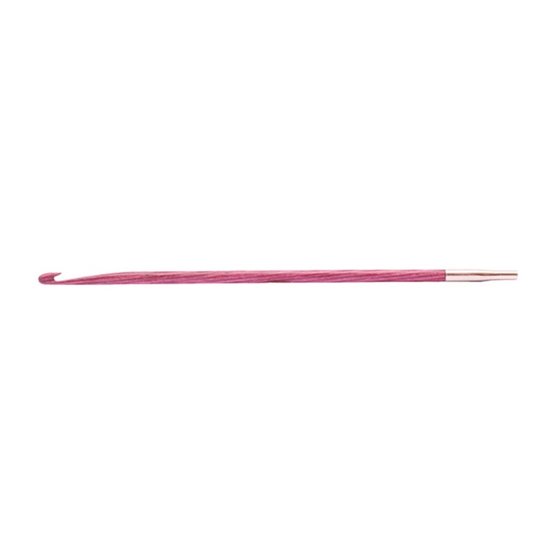 KnitPro Dreamz Tunisian/Afghan Interchangeable Hooks – M (9.0mm) – Fuchsia Fan