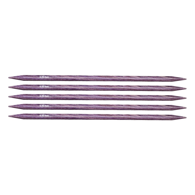 KnitPro Dreamz Double Point Needles – US 10.5 – 5 (6.5mm) Purple Passion