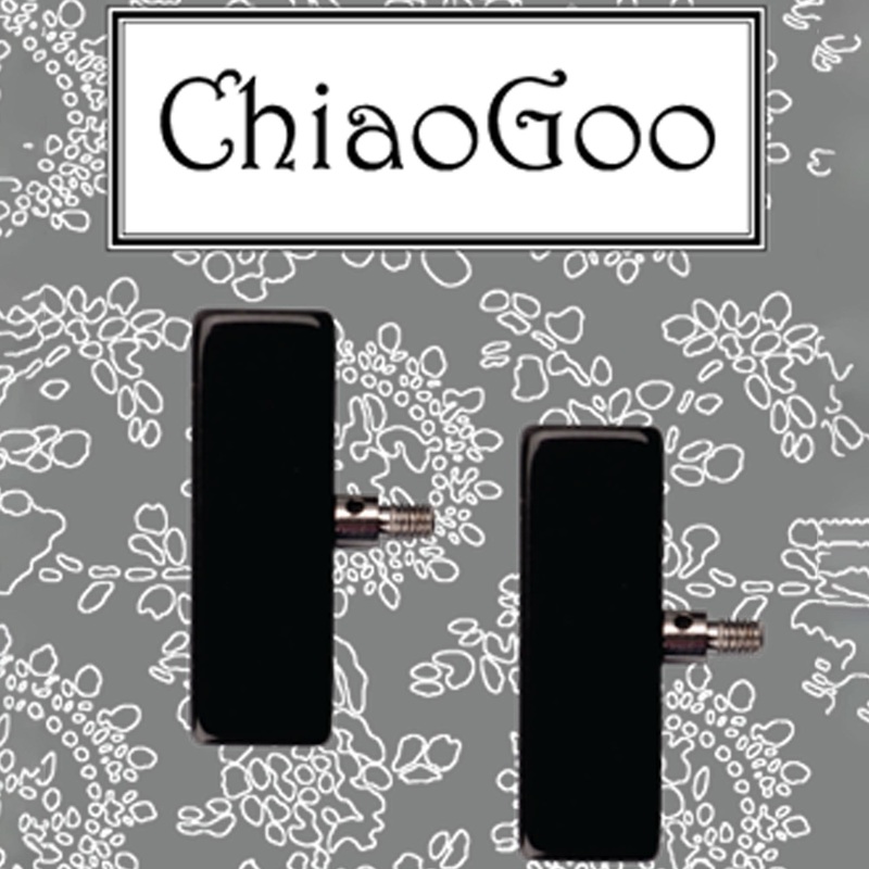 ChiaoGoo End Stoppers – Large [L] – Black