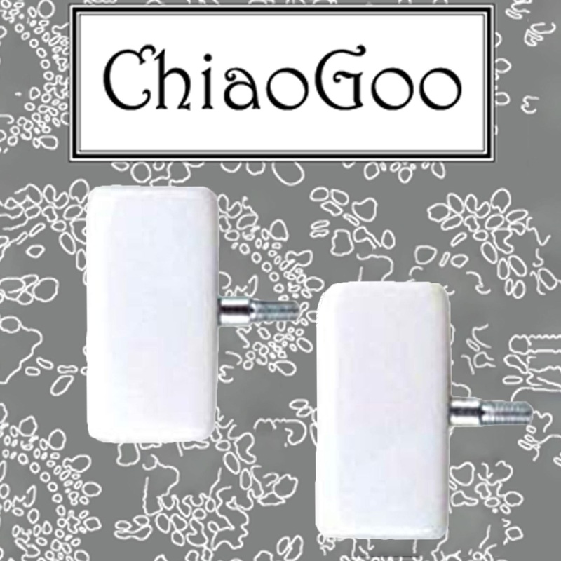 ChiaoGoo End Stoppers – Small [S] – White