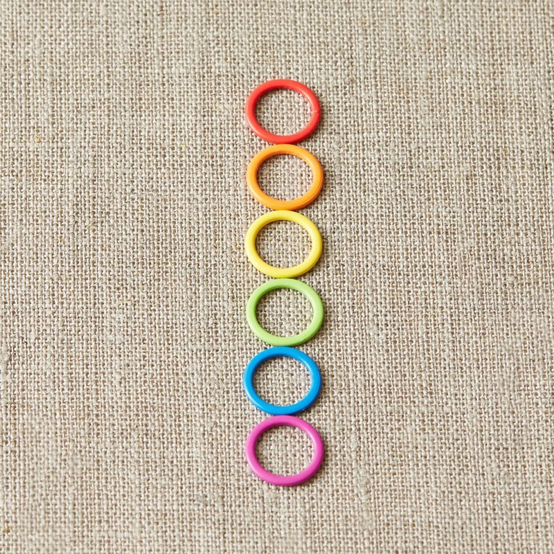Cocoknits Maker’s Keep Accessories – Colorful Ring Stitch Markers – Original