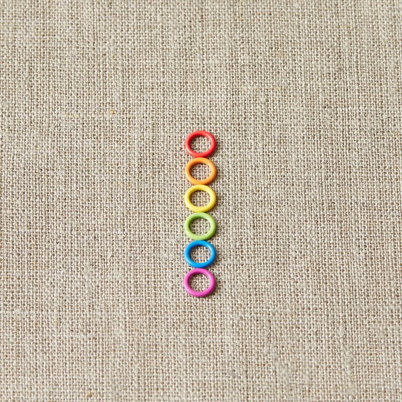 Cocoknits Maker’s Keep Accessories – Colorful Ring Stitch Markers – Small