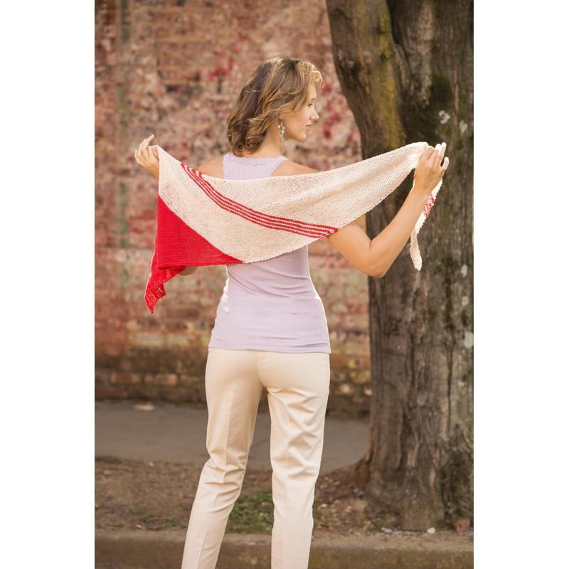 Universal Yarn Contrarian Shawls: Book 1 Patterns – Sailor Stripe – PDF Download
