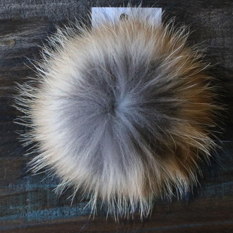 Big Bad Wool Pompoms – Raccoon – Foxy (6)