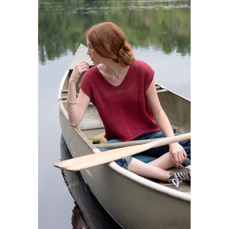 Berroco Portfolio Vol. 5 Patterns – Fragaria Tee – PDF Download