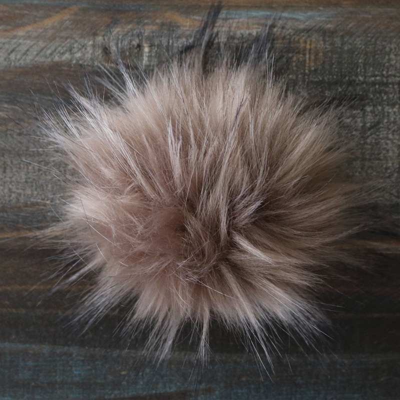 Jimmy Beans Wool Faux Fur Pom Poms – Mink