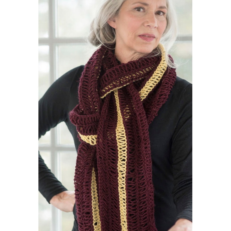 Berroco Portfolio Vol. 6 Patterns – Bongo Scarf – PDF Download