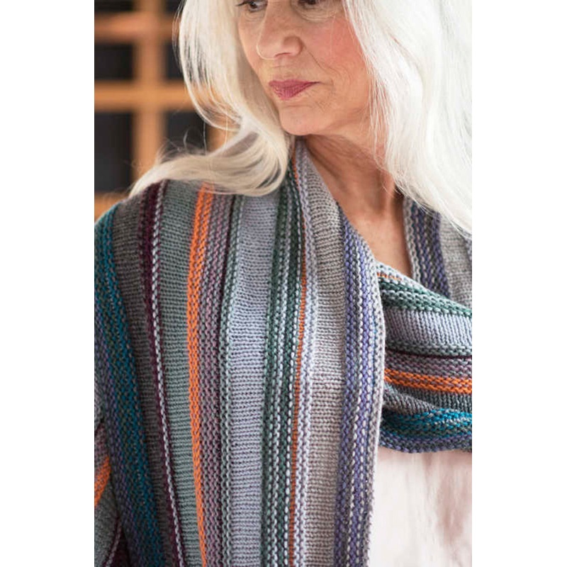 Berroco Portfolio Vol. 6 Patterns – Running Stitch Scarf – PDF Download