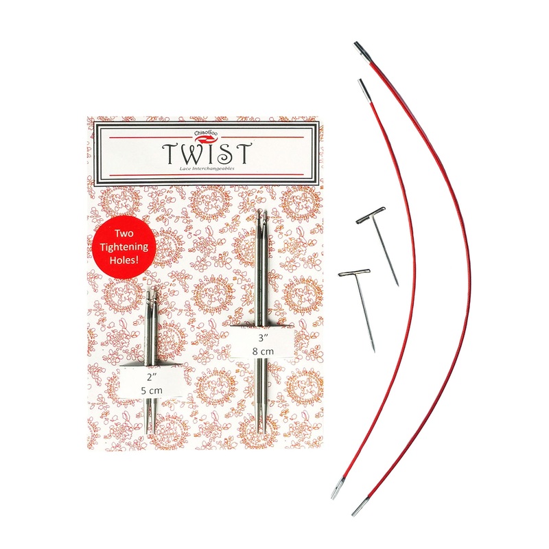 ChiaoGoo TWIST Interchangeable Short Tips Combo Pack Needles – US 1.5 (2.5mm)
