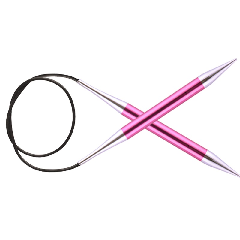KnitPro Zing Fixed Circular Needles – US 15 (10.0mm) – 24 Ruby