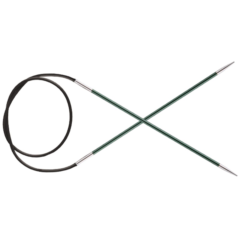 KnitPro Zing Fixed Circular Needles – US 2.5 (3.0mm) – 16 Jade