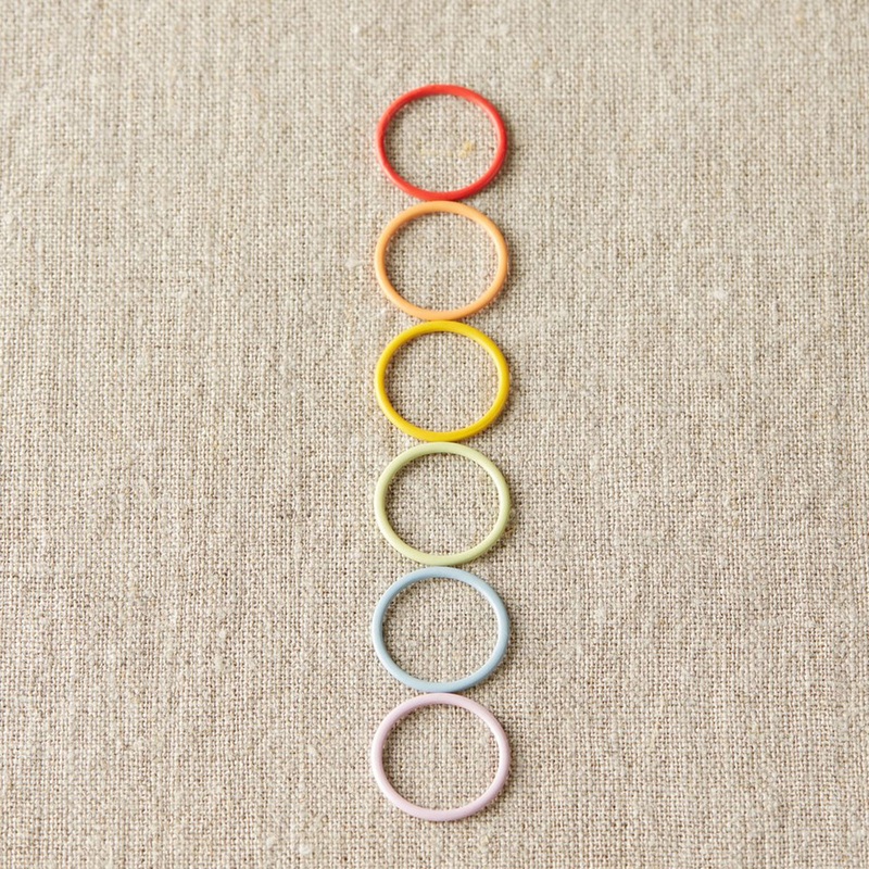 Cocoknits Maker’s Keep Accessories – Colorful Ring Stitch Markers –  Jumbo