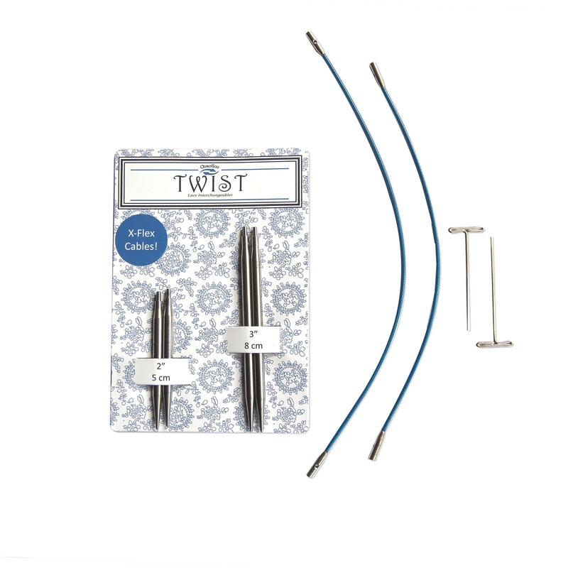ChiaoGoo TWIST Interchangeable Short Tips Combo Pack Needles – US 5 (3.75mm)