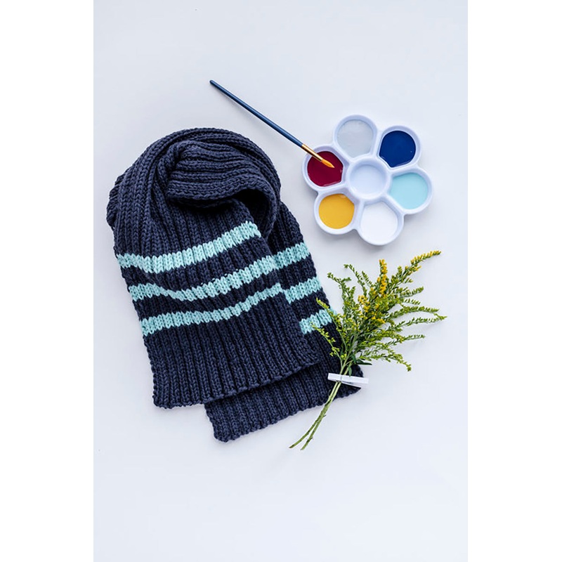 Kelbourne Woolens Pattern Collection Patterns – Building Blocks: Scarves – PDF Download