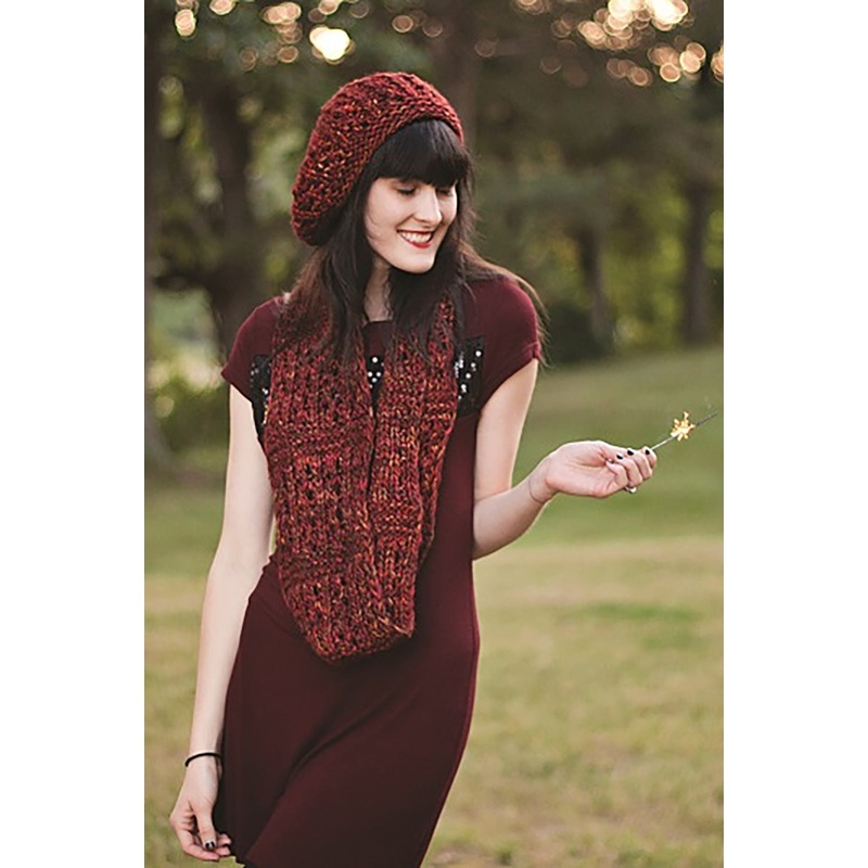Malabrigo Book 12: Elements Patterns – Brasa Hat & Scarf – PDF Download