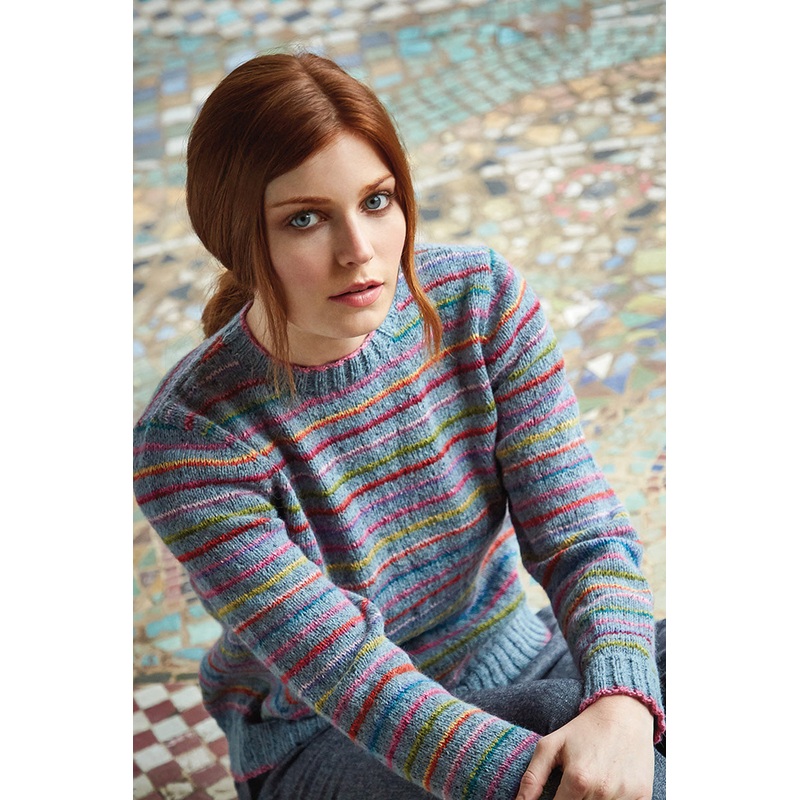 Rowan Kaffe Fassett’s Winter Vintage PDF Patterns – Colours in the Mist Sweater – PDF Download