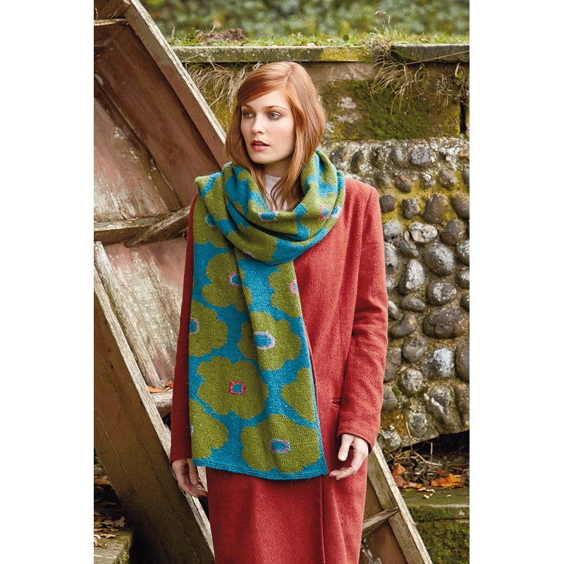 Rowan Kaffe Fassett’s Winter Vintage PDF Patterns – Dark Daisy – PDF Download