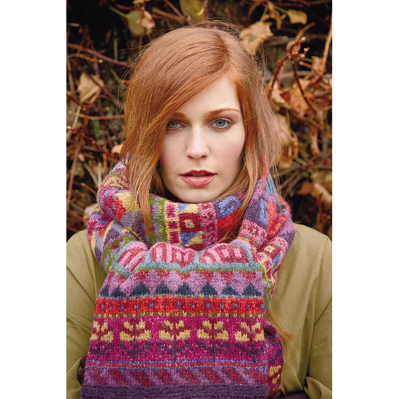 Rowan Kaffe Fassett’s Winter Vintage PDF Patterns – Sampler Scarf – PDF Download