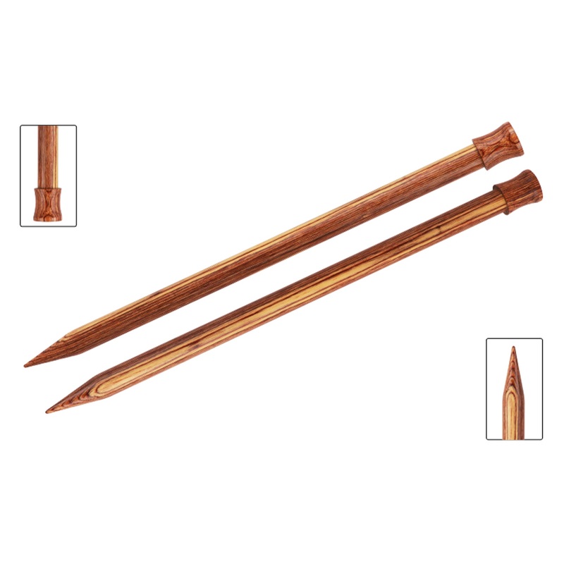 KnitPro Ginger Single Points Needles – US 6 (4.0mm) – 10