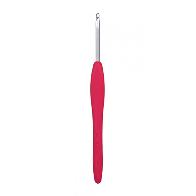 Clover Amour Crochet Hooks- Aluminum Needles – Size F (3.75mm) Pink