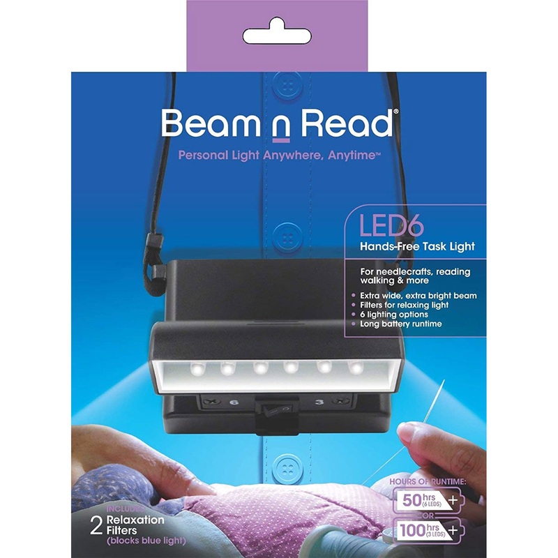 Beam N’ Read Lights – LED 6 – Black