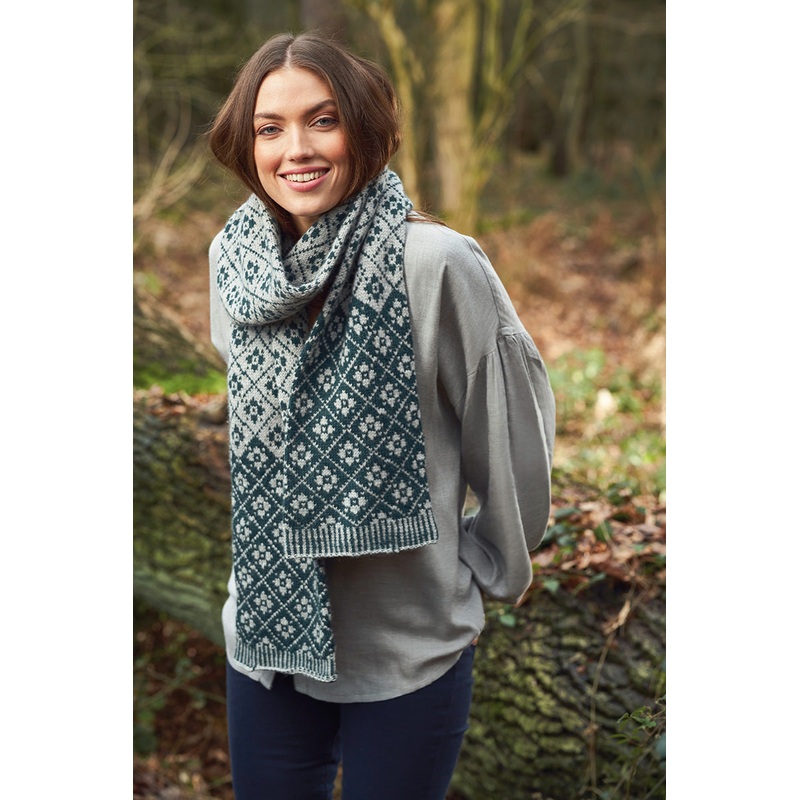Rowan Carousel by Martin Storey PDF Patterns – Lattice Scarf – PDF Download