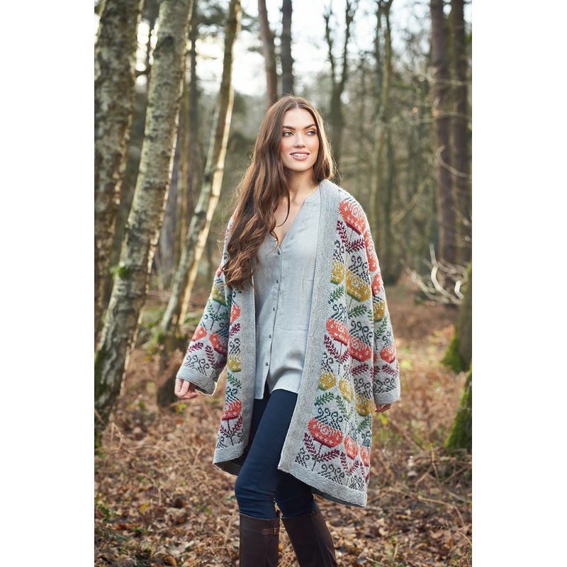 Rowan Carousel by Martin Storey PDF Patterns – Moonflower Coat – PDF Download