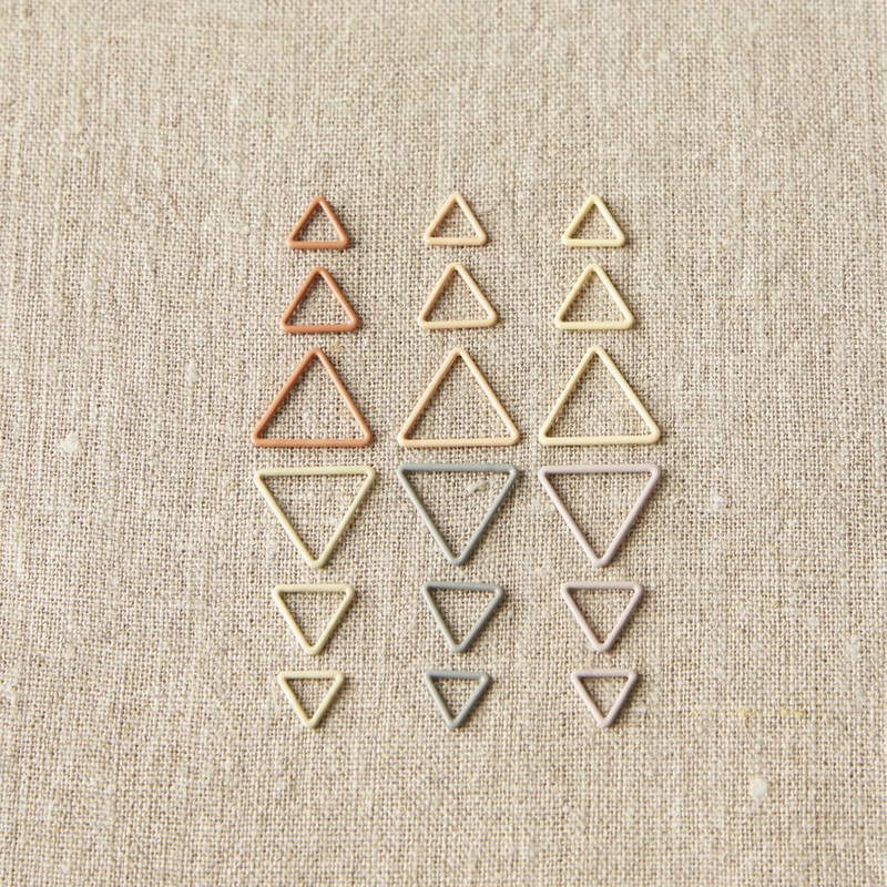 Cocoknits Maker’s Keep Accessories – Triangle Stitch Markers- Earth Tones