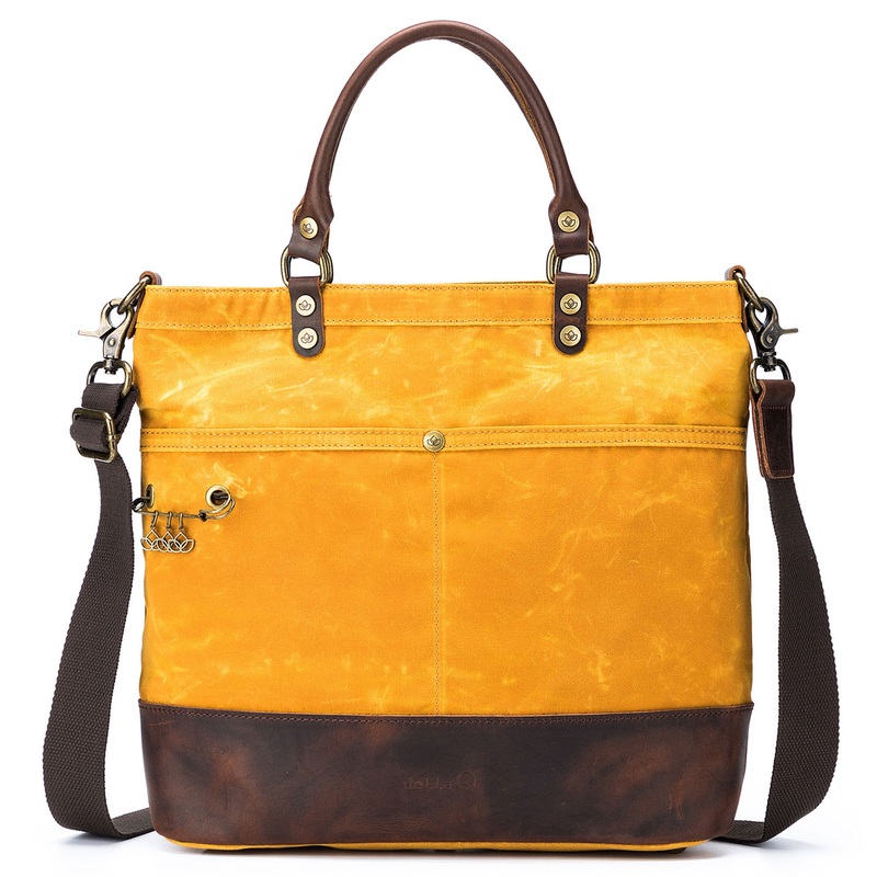 della Q Maker’s Canvas Tote – Mustard