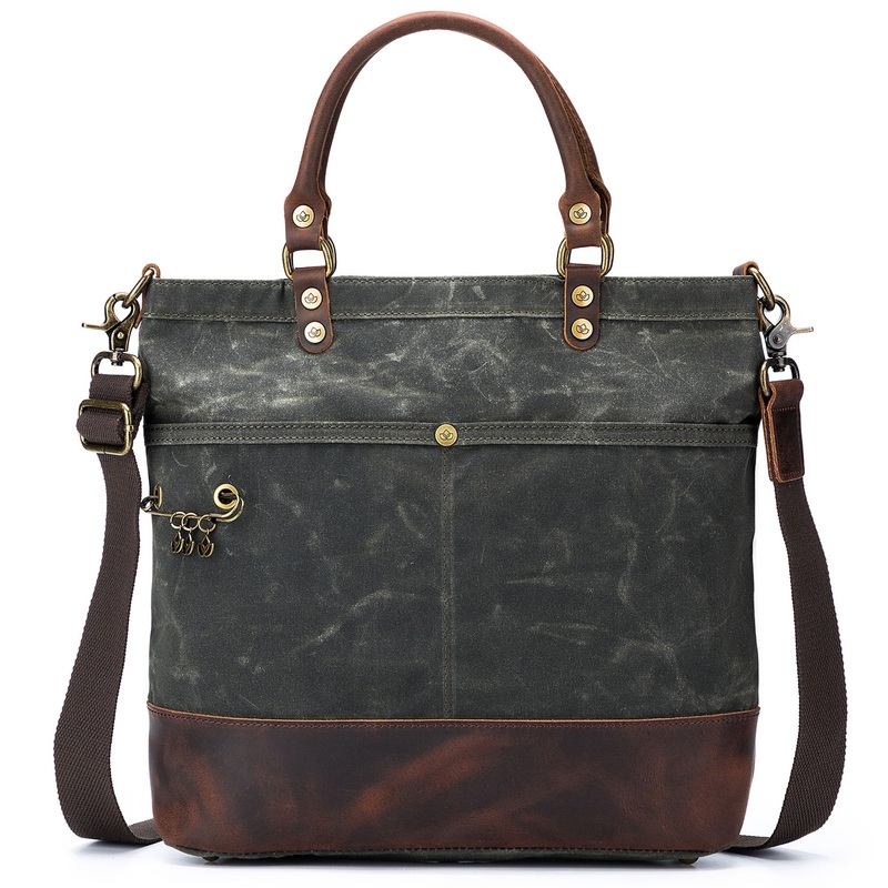 della Q Maker’s Canvas Tote – Olive